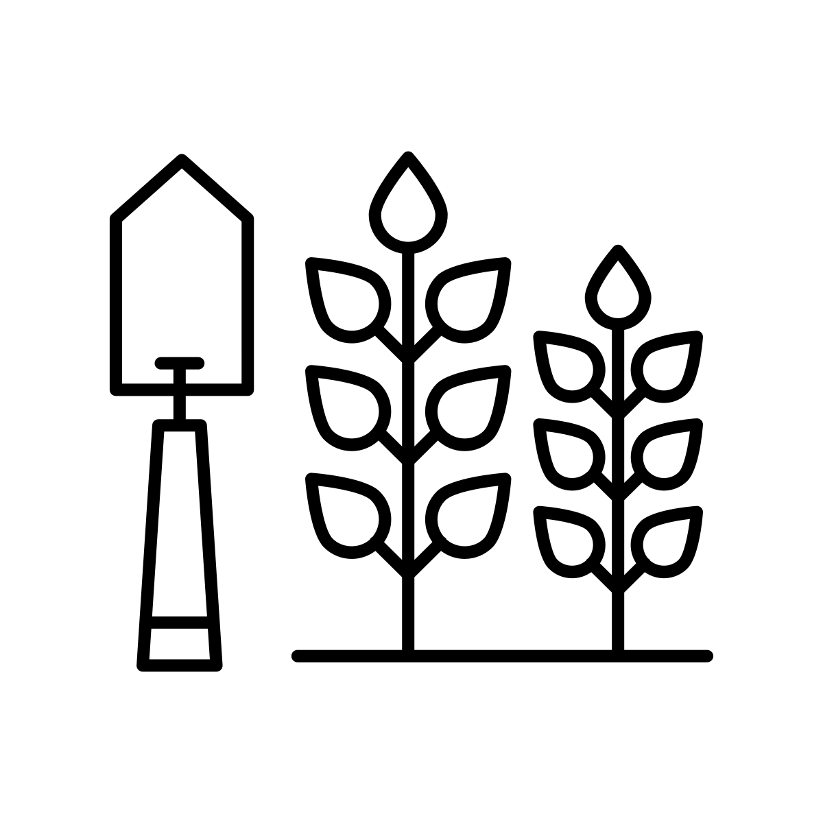 Icon: Shovel with plants