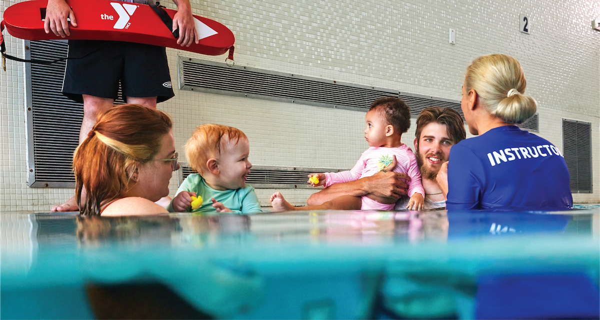 whens a good time to start swim lessons parent and child ymca group class