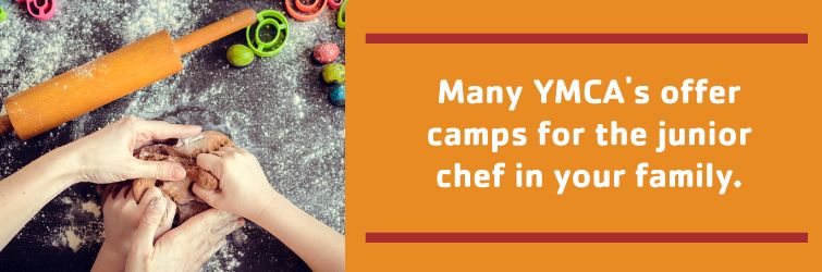 many of the ymca's location offer camps just for the junior chef in your family