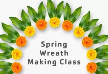 spring wreath making class