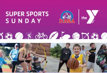 super sports sunday event graphic