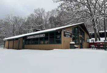 ymca trout lodge country store winter snow