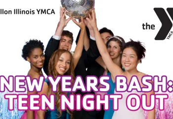 o'fallon illinois ymca new years bash teen night out event graphic
