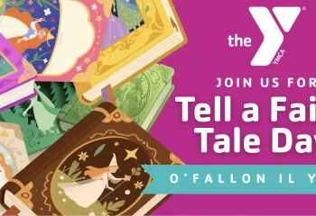 o'fallon illinois ymca tell a fairy tale day event graphic