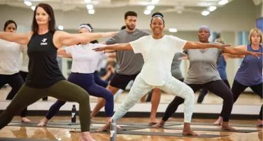 a ymca group exercise yoga class