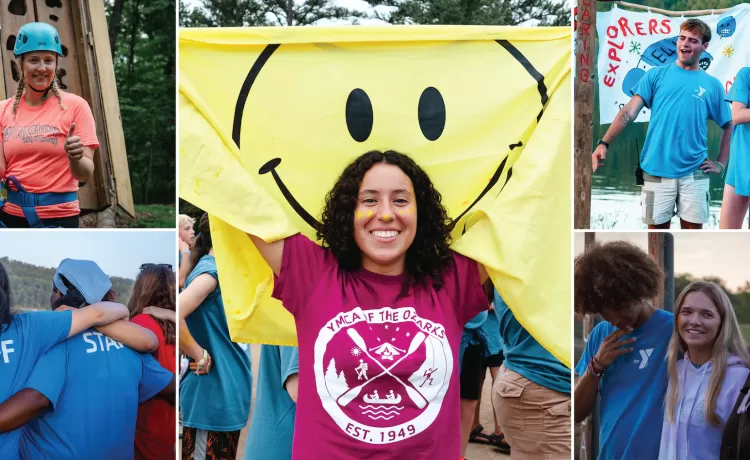 ymca camp lakewood counselors and staff collage