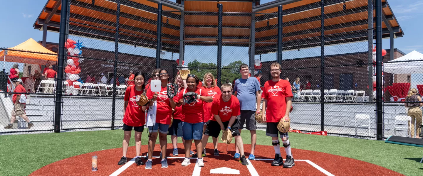 YMCA Adaptive Sports Complex featuring Paul Goldschmidt Field and Cardinals Care Ribbon Cutting