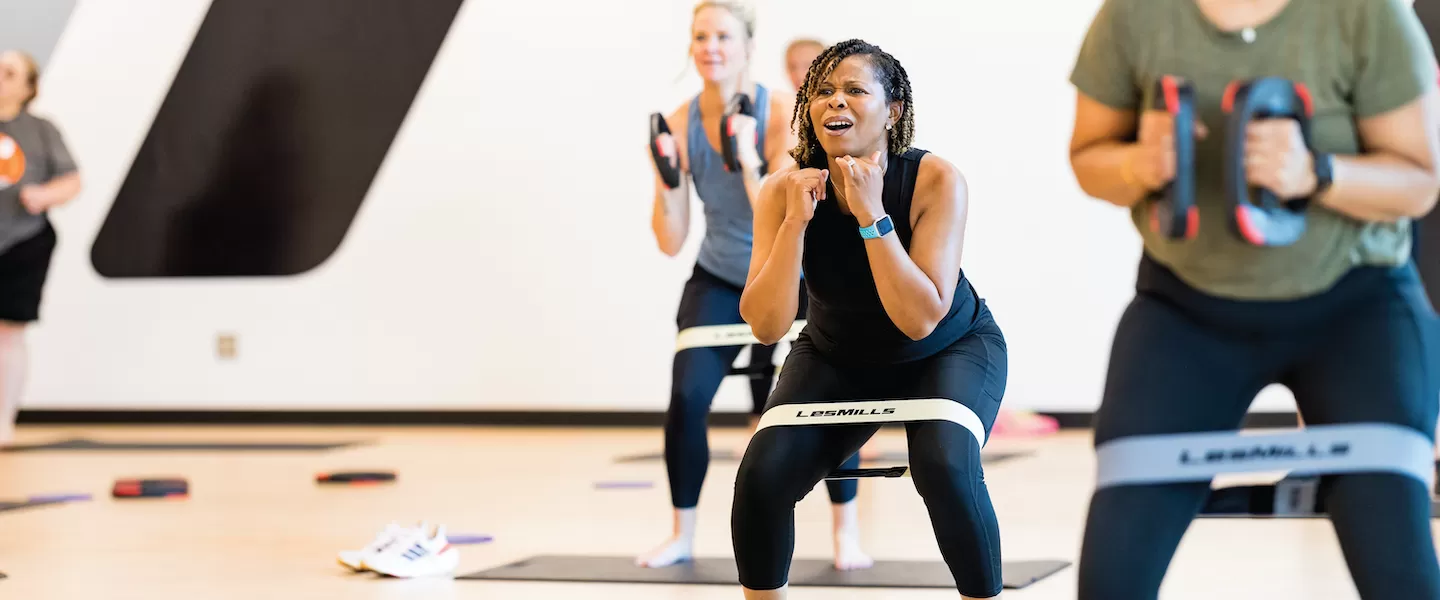 LesMills BODYPUMP® YMCA Group Fitness Class Participants