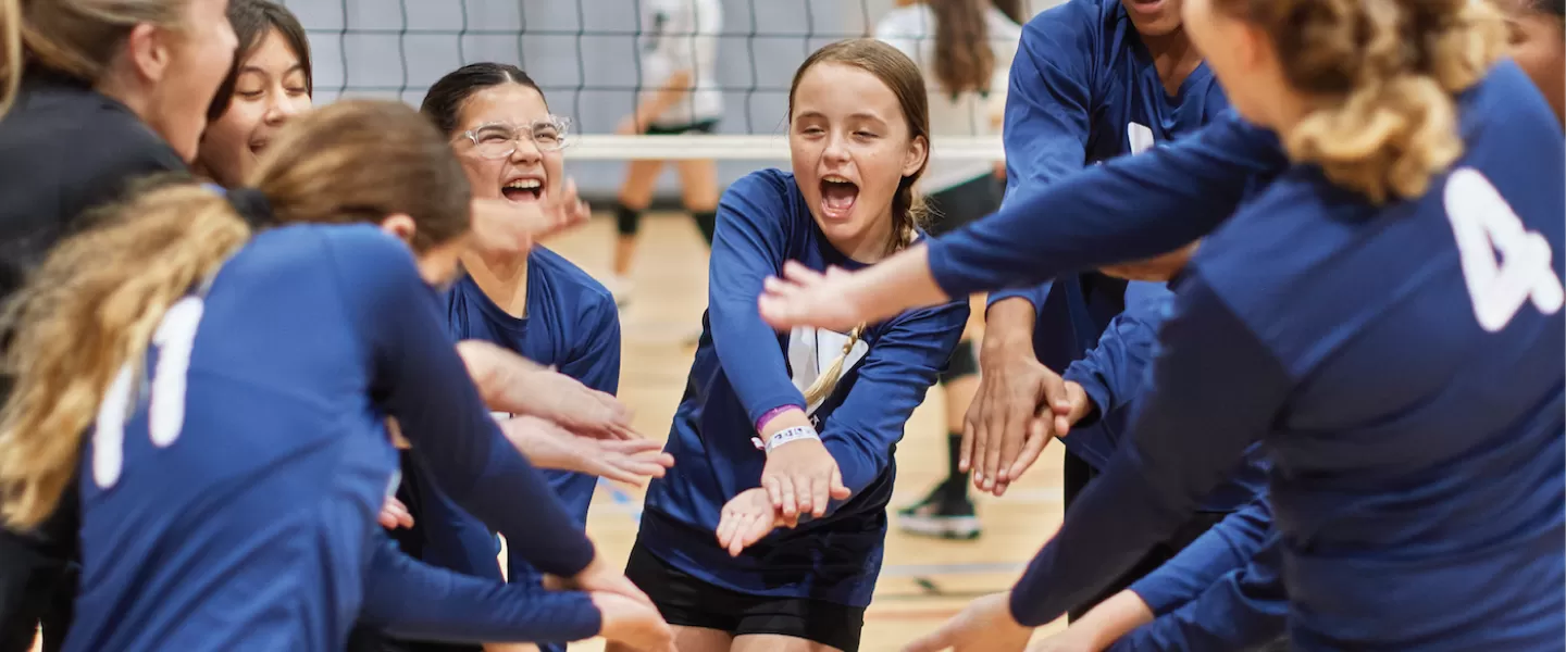YMCA Youth Sports Volleyball Team