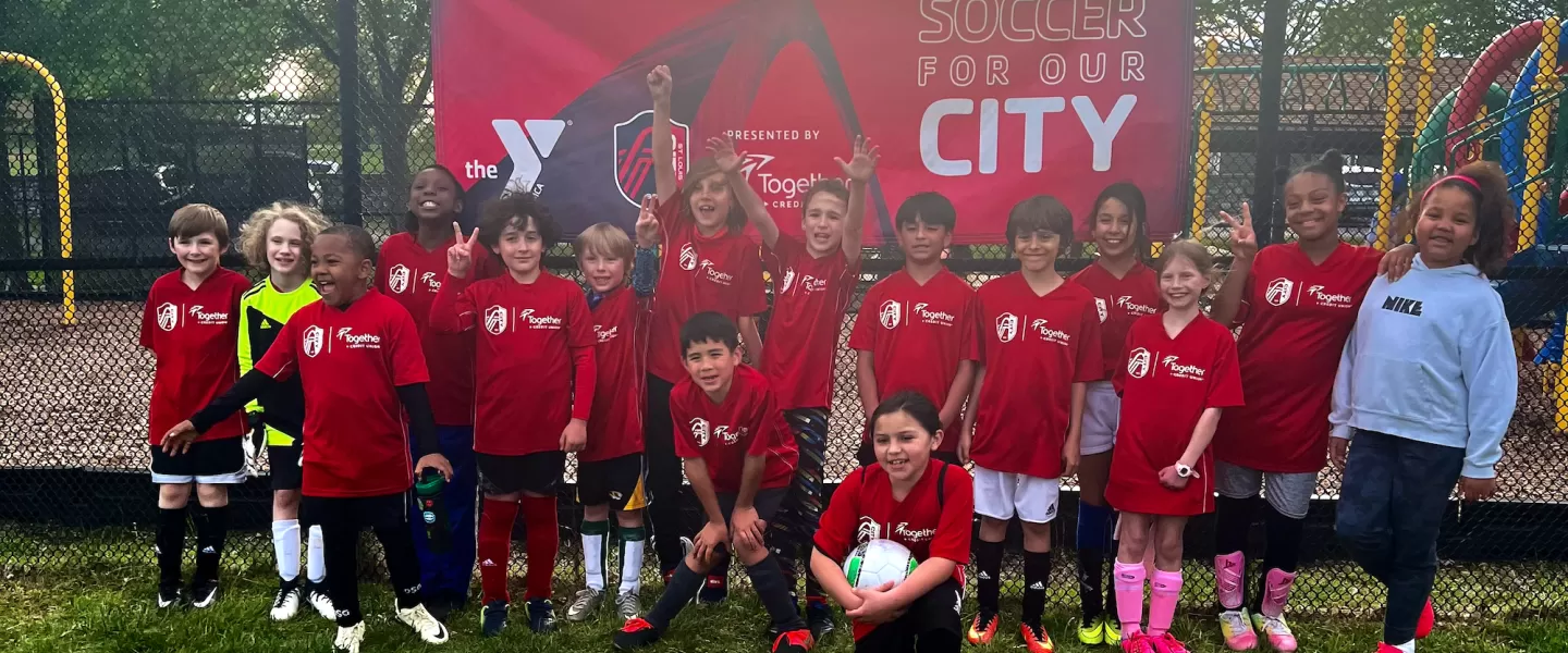 St. Louis CITY SC Soccer Team YMCA Partner