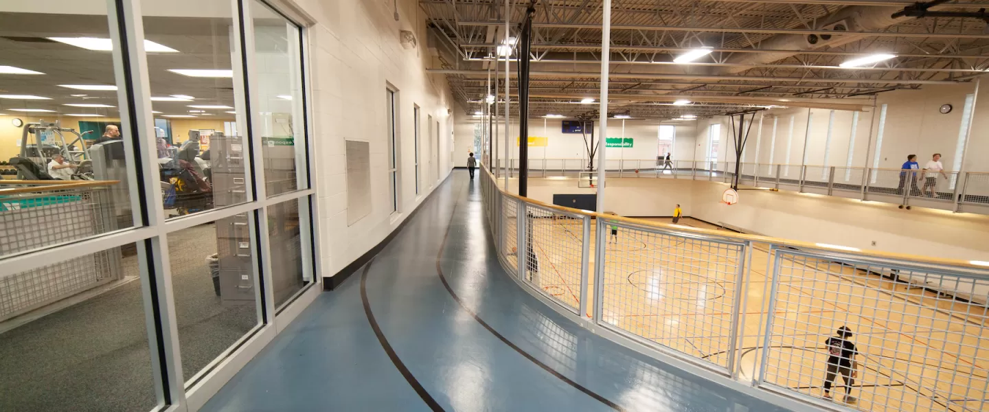 South City Family YMCA Indoor Walking and Running Track