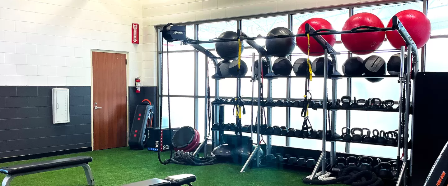 Carondelet Park Rec Complex YMCA Gym's Brand New Functional Fitness Space