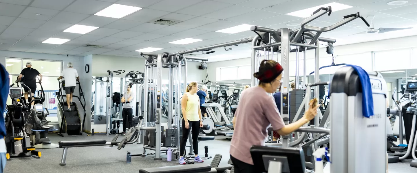 Wildwood YMCA Newly Renovated Fitness Center featuring new Strength Equipment