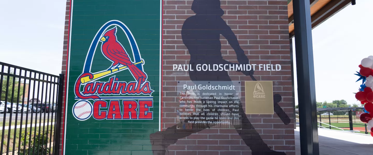 YMCA Adaptive Sports Complex Paul Goldschmidt Field Wall