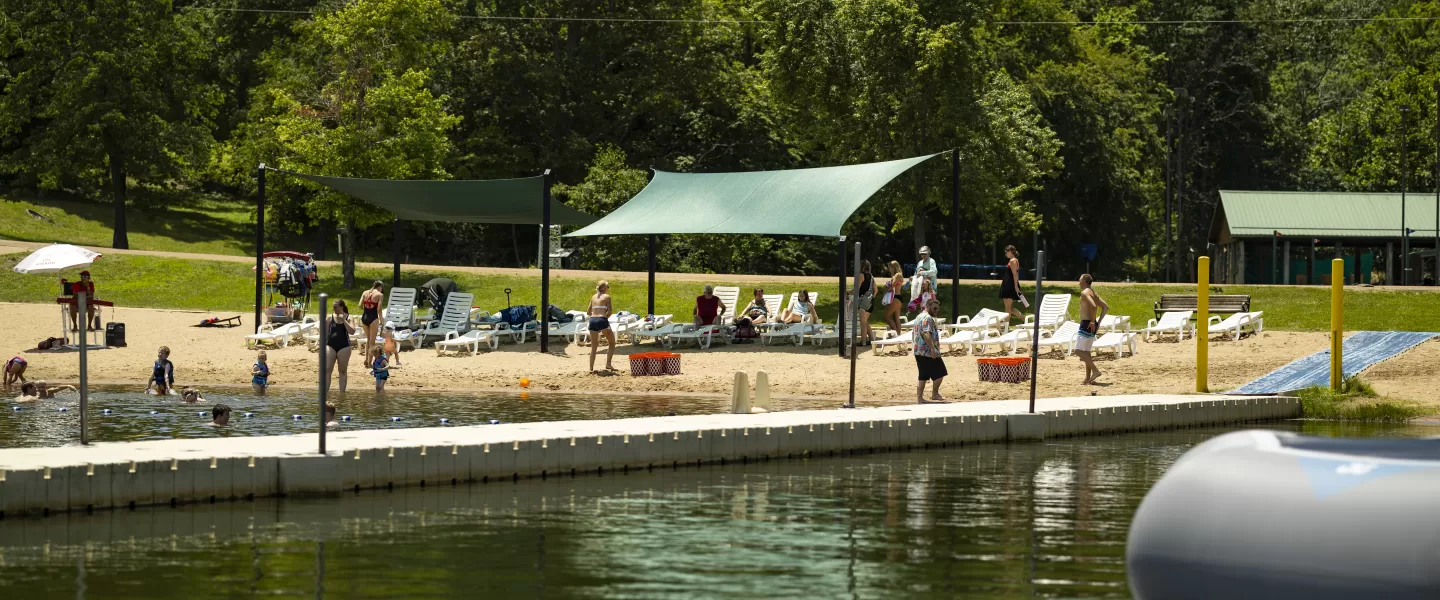 waterfront at ymca trout lodge