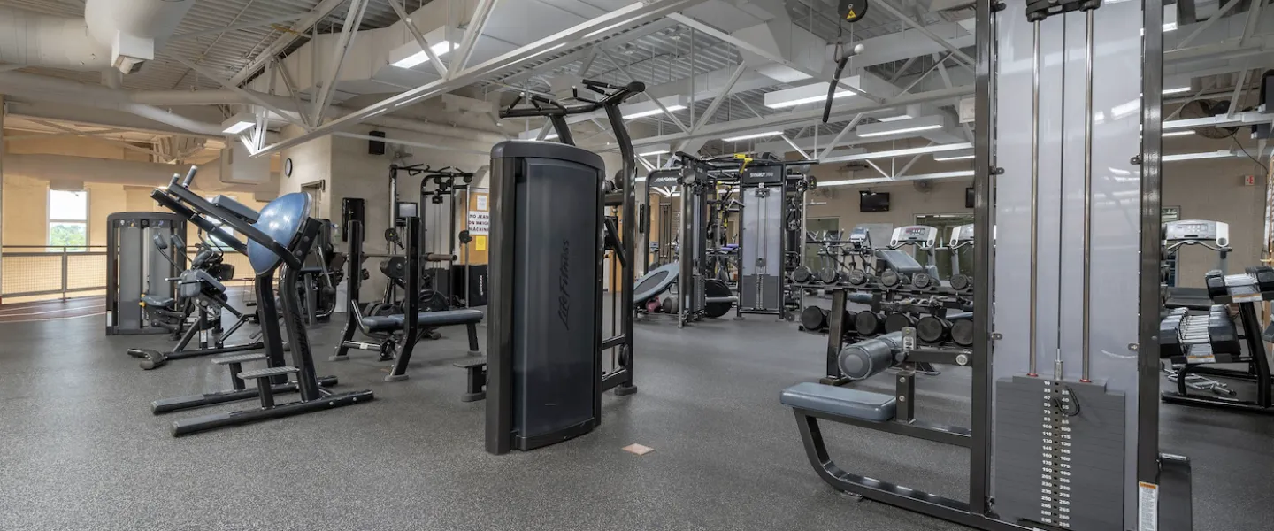 Ste Genevieve County YMCA Community Center with cardio and strength training workout equipment