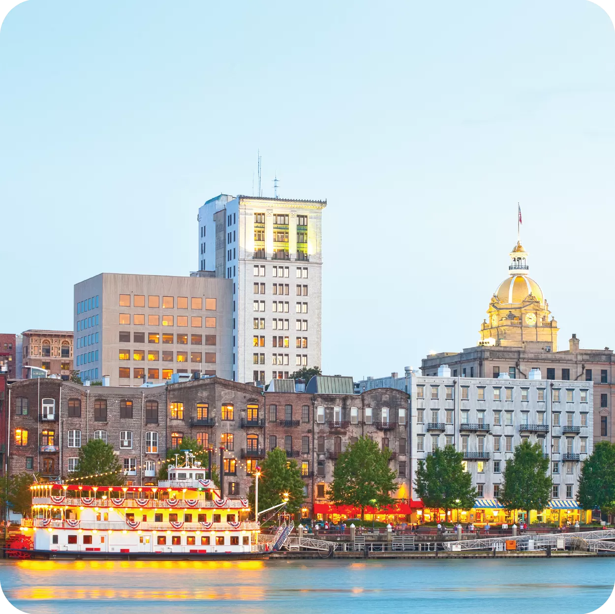 savannah georgia skyline