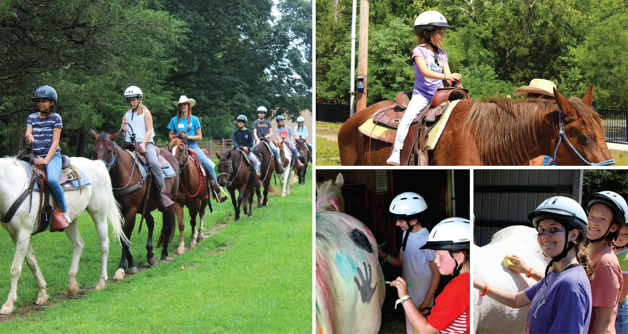 ymca camp lakewood overnight equestrian camps collage