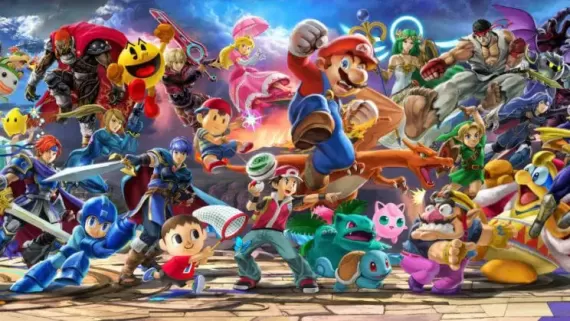 group image of Nintendo characters