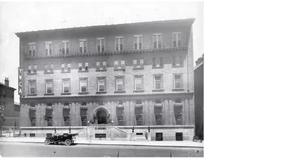 exterior of central branch ymca in 1912
