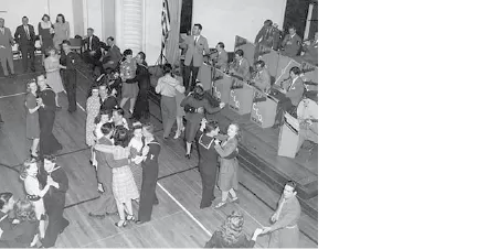 ymca dance in 1946 during the war