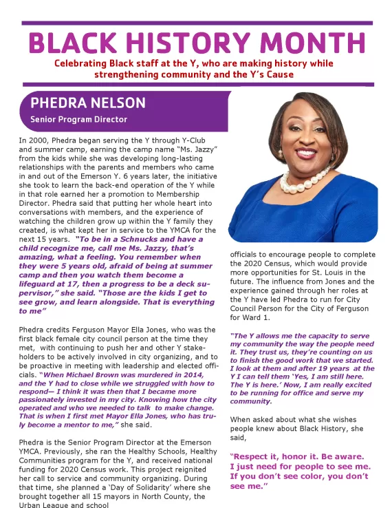 Phedra Nelson Senior Program Director