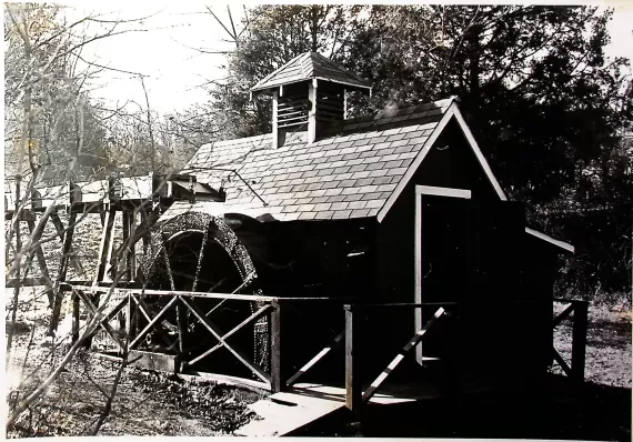ymca trout lodge historical water wheel