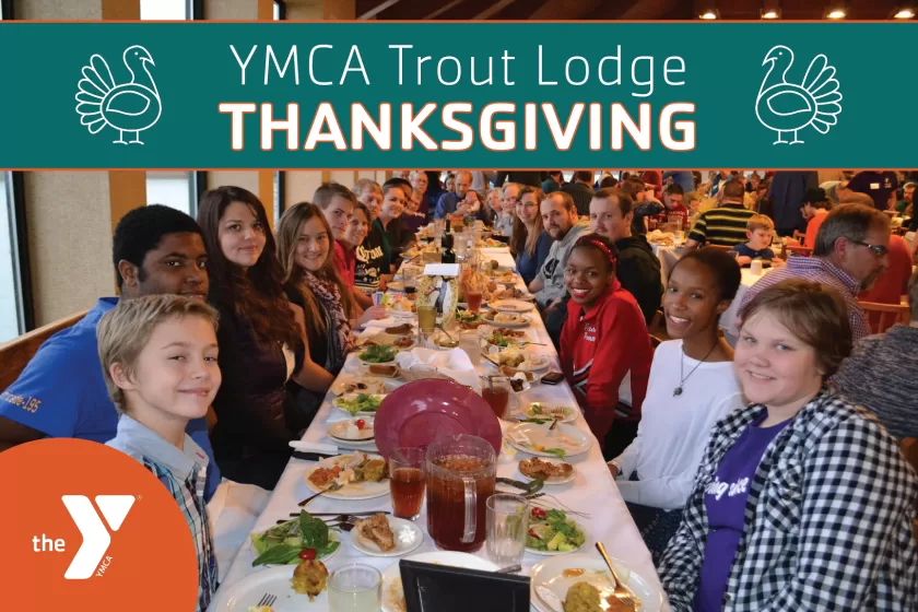 ymca trout lodge thanksgiving graphic