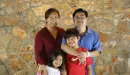 Thumbnail: Family of four at Family Camp