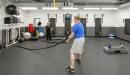 Thumbnail: Personal training room dedicated to one-on-one training. Ropes, yoga mats, TRX straps, and medicine balls organized in room.