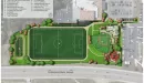 Thumbnail: overhead view rendering of the new Adaptive Sports Complex at the South County YMCA.