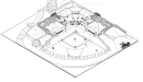 Thumbnail: An overhead rendering wireframe of the new Adaptive Sports complex at the South County YMCA