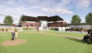 Thumbnail: A graphic rendering of the new Adaptive Sports complex at the South County YMCA.