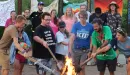 Thumbnail: Staff at campfire
