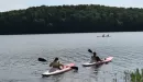 Thumbnail: Paddle boarding on the lake