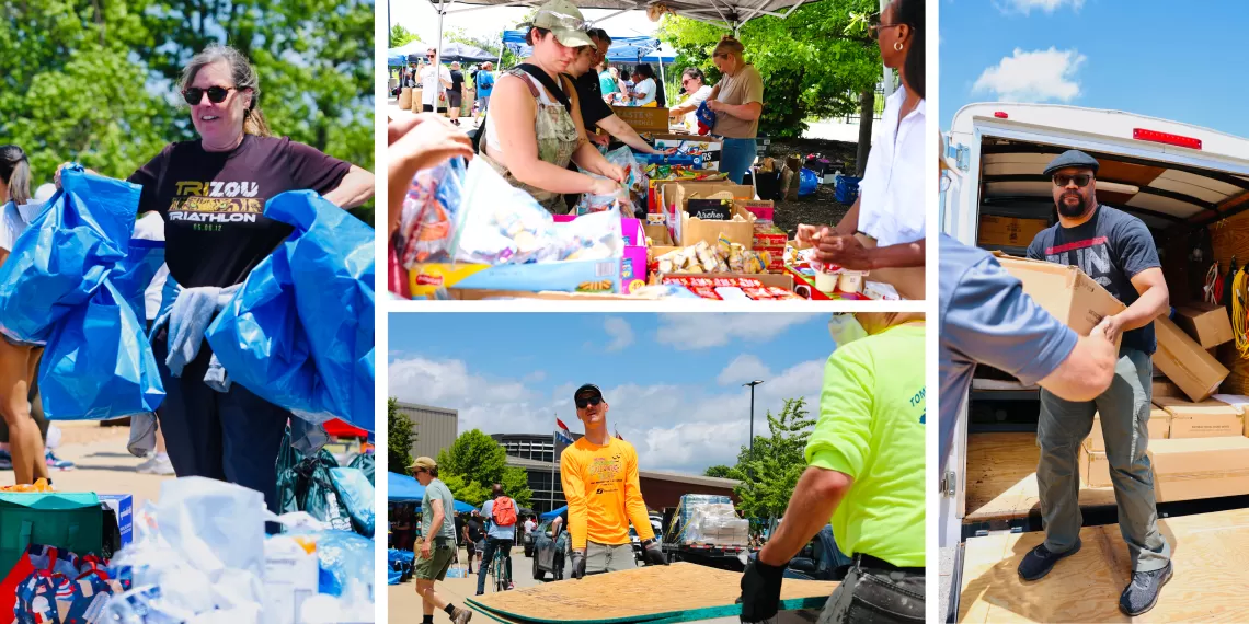 Gateway Region YMCA and St. Louis tornado relief