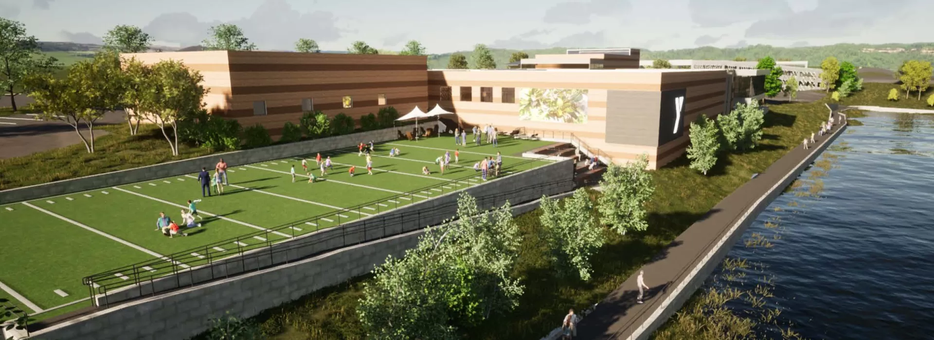 A new outdoor sports field will be added to the Chesterfield YMCA as a capital campaign project