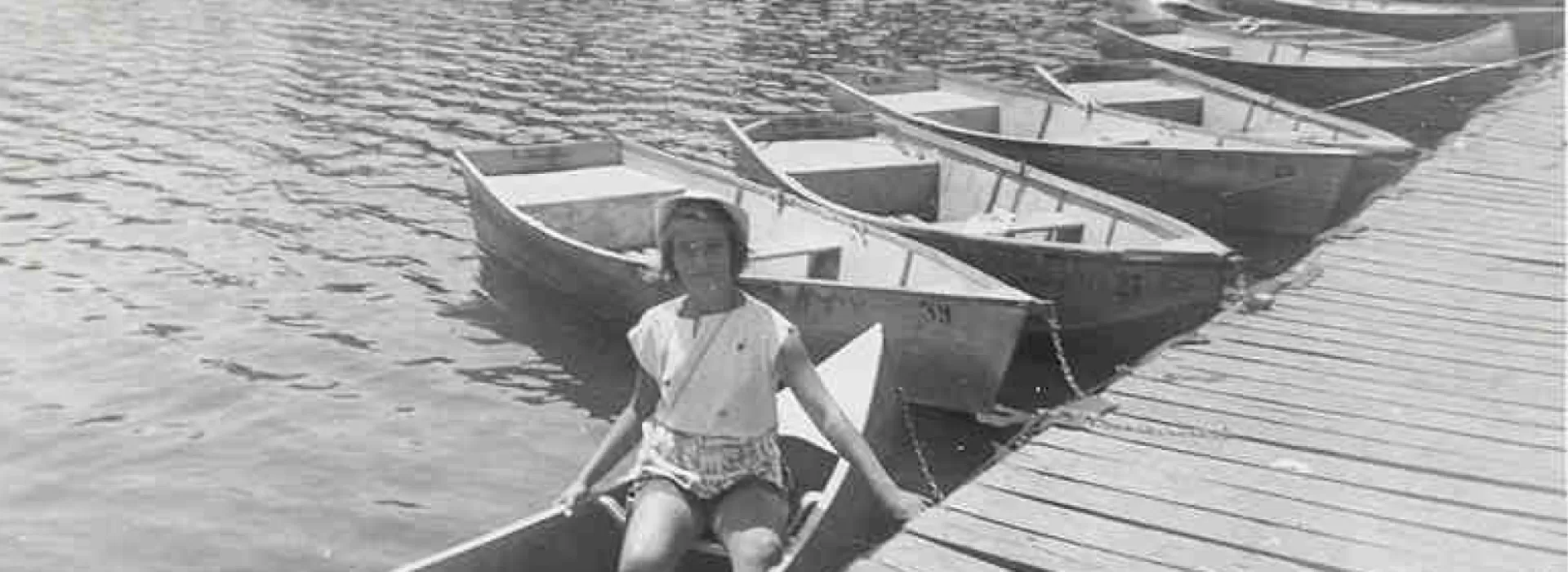 Girl in boat