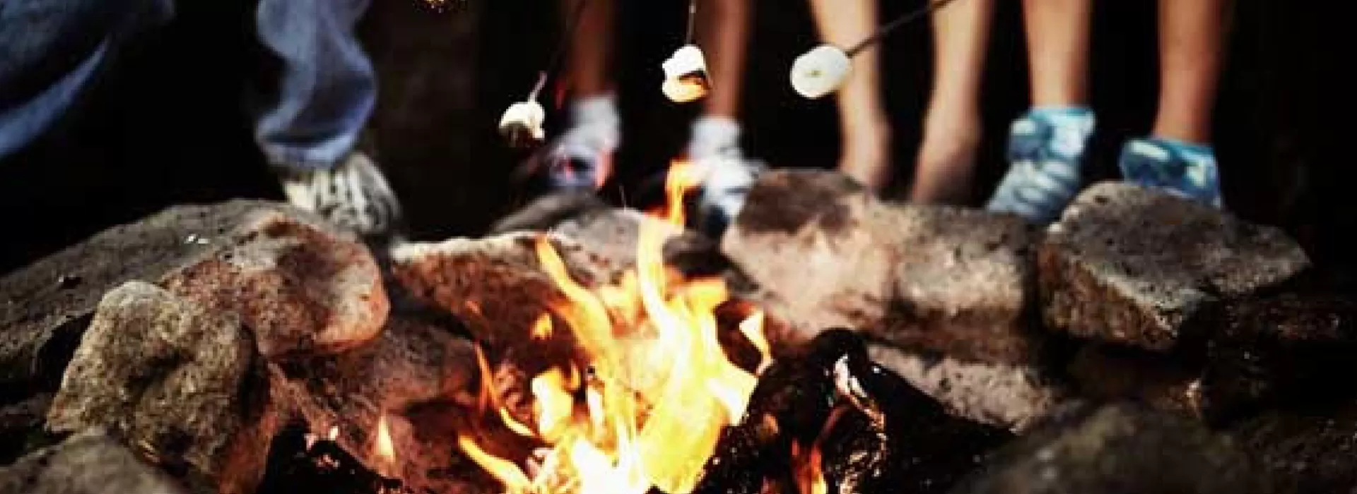 toasting marshmallows for s'mores