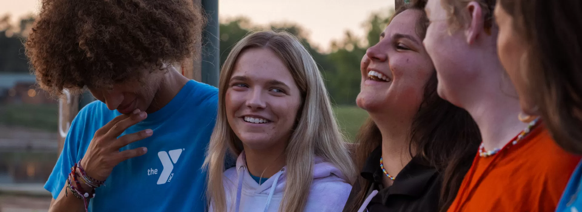 Staff sharing a fun moment