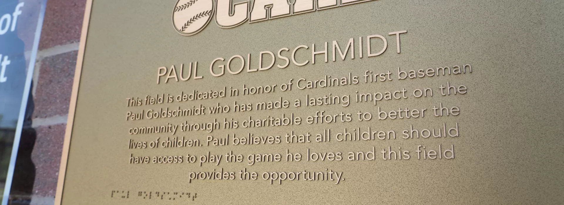 YMCA Adaptive Sports Complex featuring Paul Goldschmidt Field and Cardinals Care Ribbon Cutting
