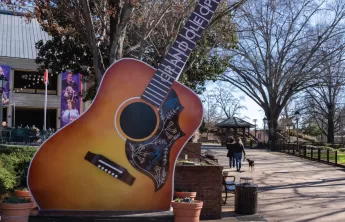 exterior of the grand ole opry in nashville, tn