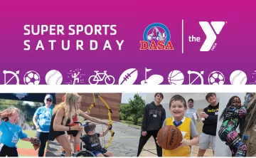 super sports saturday event graphic