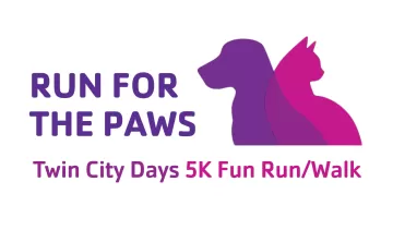 twin city days run for the paws event graphic