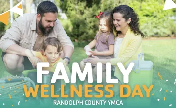 randolph county ymca family wellness day event graphic