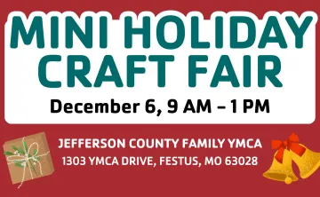 mini holiday craft fair jefferson county ymca website event graphic