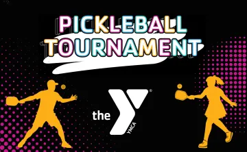 YMCA pickleball tournament event graphic